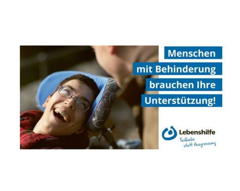 Nicht auf Kosten von Menschen mit Behinderung!