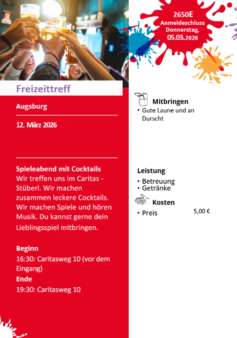 Neuer Freizeittreff der Offenen Hilfen