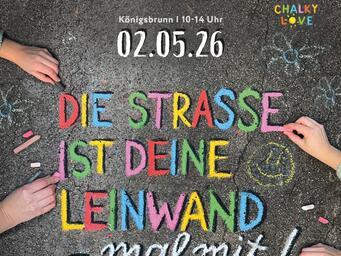 Kreidemalaktion zum Europäischen Protesttag